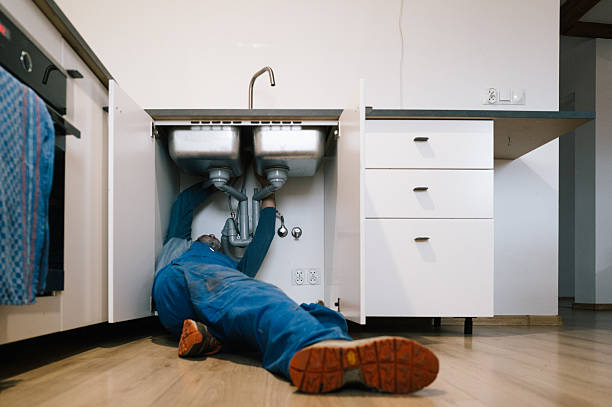 Professional Drain Cleaning technician working in Morrisonville, NY